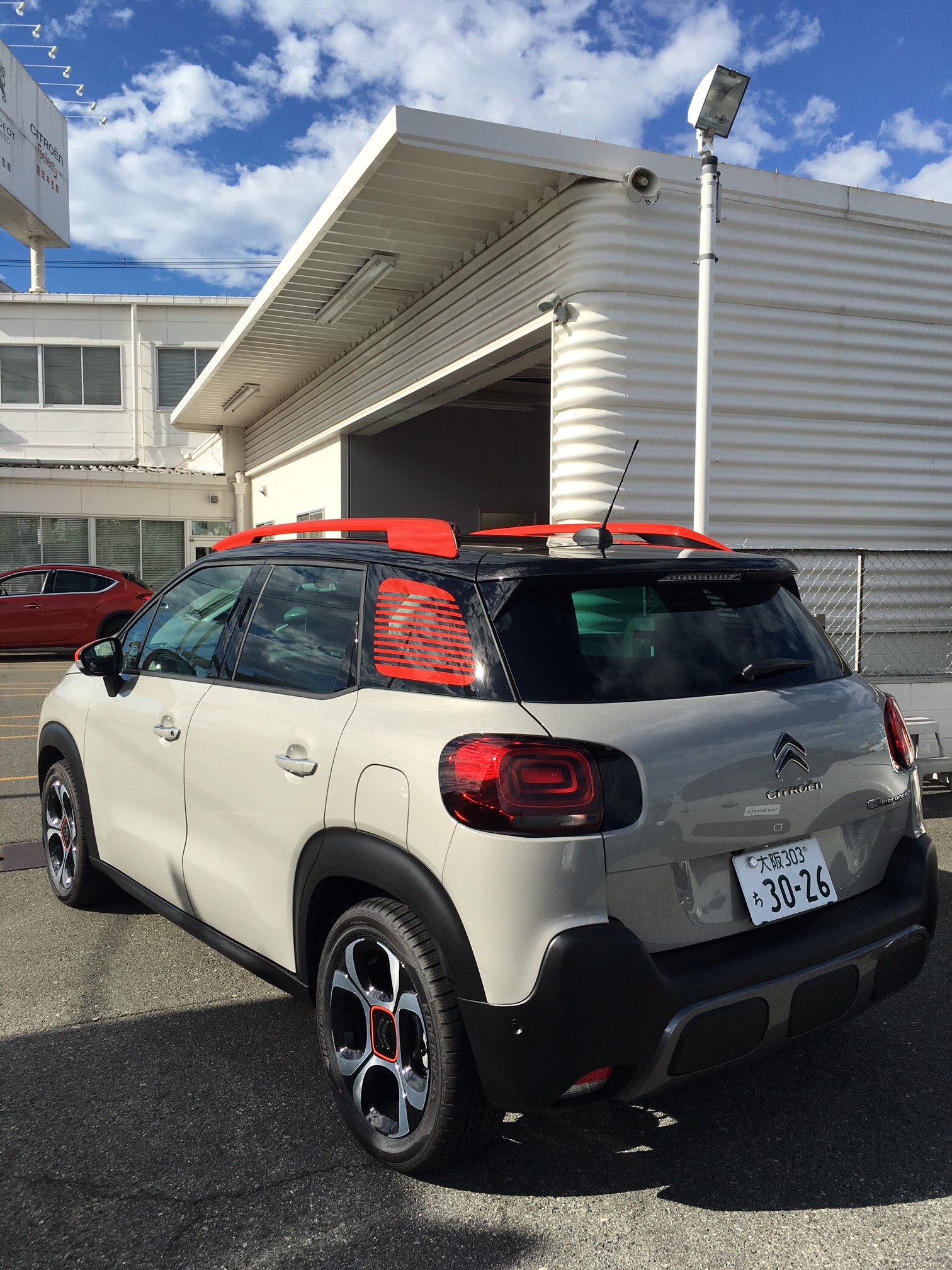 今日、明日Ｃ3　AIRCROSS先行受注試乗会。