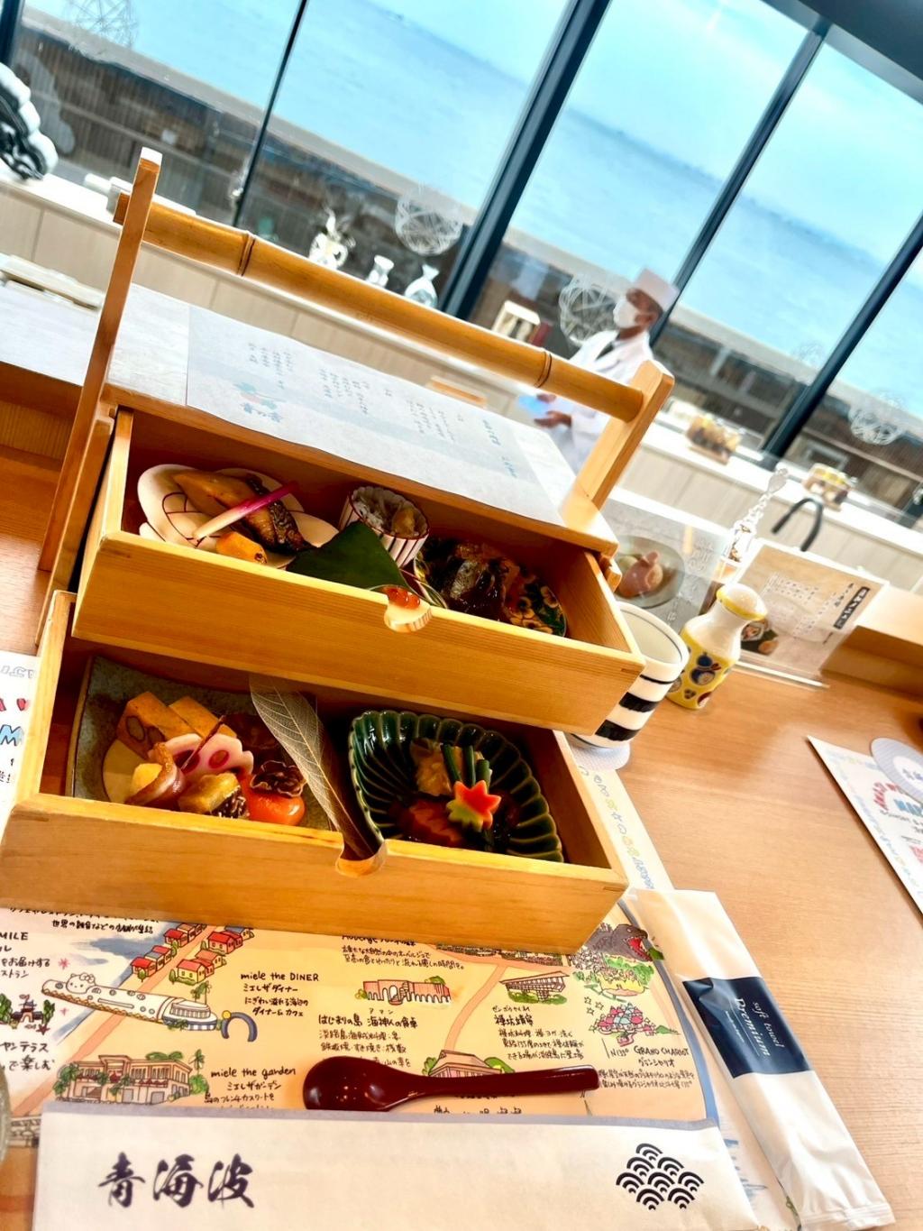 淡路島ホテルランチのお写真をいただきました！