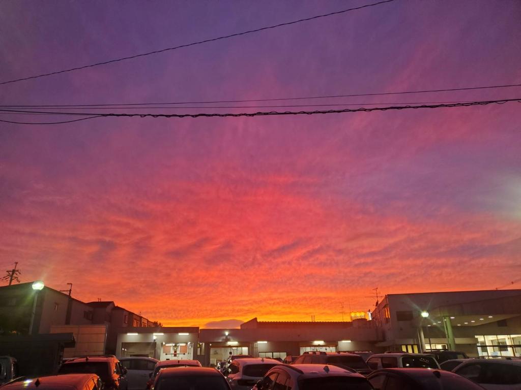 夕日