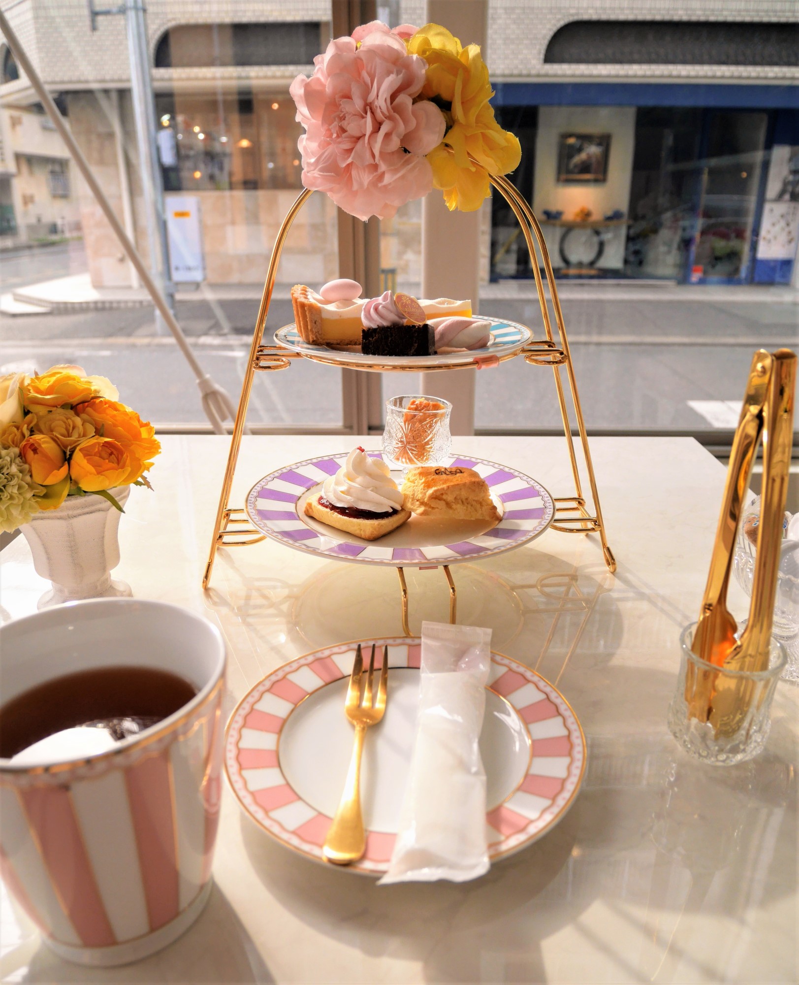 薬院ハイティー🍰